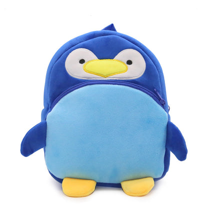 Unisex Children's Fluffy Penguin Backpack